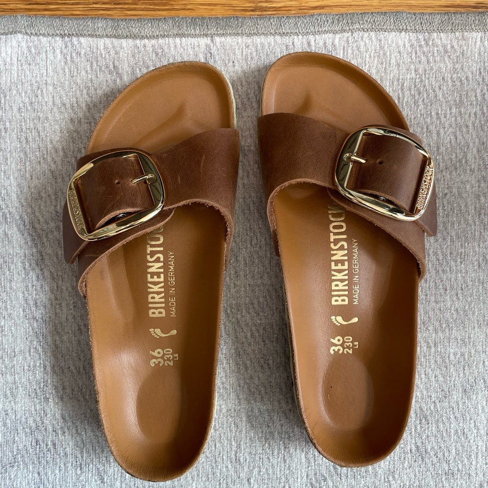 Birkenstock Madrid Big Buckle Sandal - Size 36